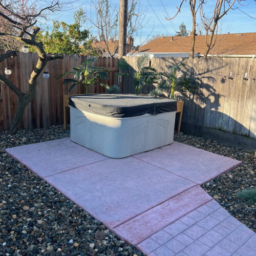 Custom Hot Tub Deck