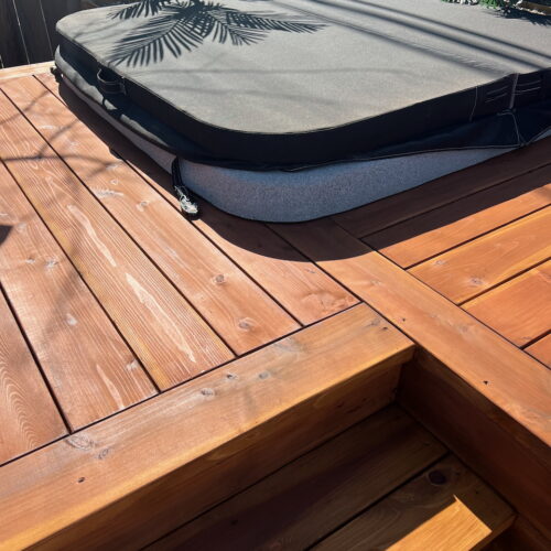 Custom Hot Tub Deck