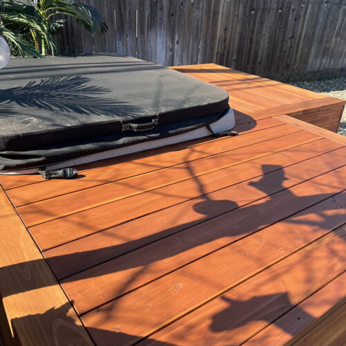Custom Hot Tub Deck